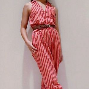 Rare find Vintage 80s style collared jumpsuit